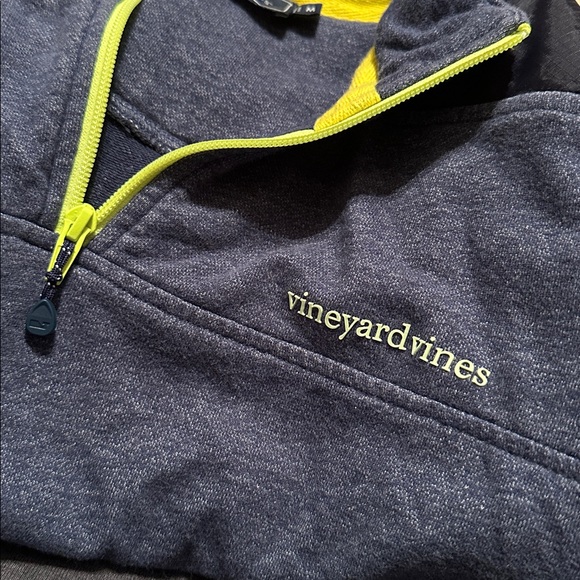 Vineyard Vines High VIs Day-Glo Shep Shirt with Reflective Zip Size Medium - Picture 5 of 6